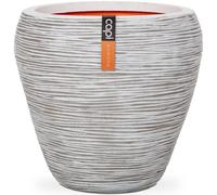 Capi Vase Nature Rib Tapered 42x38cm Ivory Planter Flower Basket Raised Bed