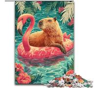 Capibara on Vacation 1000 Piece Jigsaw Puzzles for Teenagers, Pattern Assembly Deal As Gifts for The Whole Family Suitable for And 14 (50x75cm)