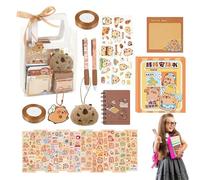 Capibara Stationery - 19.5x10x17.7cm Capibara Pencils Sticky Notes | Desk Ornament, Student Teaching Supplies, School Supplies for Kids, Backpack Pendant, Notepad s