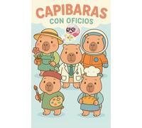 CAPIBARAS CON OFICIOS: Libro para colorear infantil.