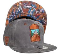 Capiche [99+ Variations] Bar Fight Snapback Cap [Western] - Wild West Bar Scene Embroidery, Rough and Tumble Design, Perfect for Old West Admirers