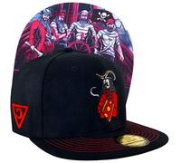 Capiche [99+ Variations] Black Pirate Hat, Pirates, Baseball Hat in and Red, Men, Womens Snapback Cap Captain, Skulls