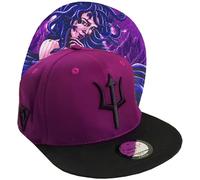 Capiche [99+ Variations] Medusa Hat, Purple Snapback, Greek Mythology Baseball Cap for Men & Women, Goddess, Black Cap, Snake Design, Tattoo Gaming Hats, Flat Brim, Trident, Slytherin