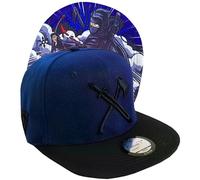 Capiche [99+ Variations] Ninja Hat, Dark Blue & Black Snapback Cap for Men, Cool Gaming Assassin, Tattoo Anime Hats Adjustable One Size, Flat Brim, Gorras, Japanese Hat