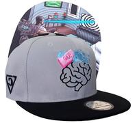 Capiche [99+ Variations] Snapback Cap Men's Cap - Baseball - Hat - Art - Unisex - Visor - Men - One Size - Tattoo - Men - Women, Brainwashed SB, One Size