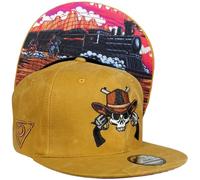 Capiche [99+ Variations] Train Heist Snapback Cap [Western] - Train Robbery Embroidery, Action-Packed Western Scene, Perfect for Adventure Seekers