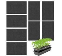 Capillary Mat 8X Capillary Mats For Seedling Trays | Plant Container Accessories For Patio, Lawn, Garden, Seeding Starting