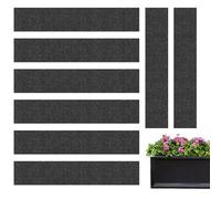 Capillary Mat For Plants, 8PCS Replacement Plants Capillary Mats, 45x9cm Growing Water Mats, Self-Watering Matting Gardening Lawn Care For Hydroponics Potted, Greenhouse, Seeding Starting