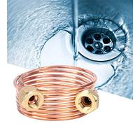 Capillary Tubing, Refrigeration Tube Flexible Coil Copper Tube Copper Capillary Metal Tube for Refrigeration Equipment 2.8mm G1 / 4"(1500mm)