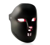 Capillus Red Light Therapy Mask for face, Red Light Therapy for Face, LED Face Mask Light Facial, Infrared, Pink and Blue Light, Light - Black