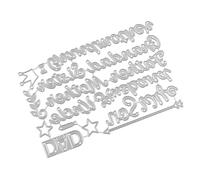 Capital Die Cut Stencils Embossing Tool Carbon Steel Scrapbooking Card Making Metal Cutting Dies Large Letters Large Letters
