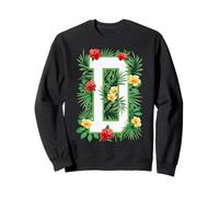 Capital Letter D Alphabet Monogram Initial Flower Gardener Sweatshirt