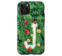Capital Letter J Alphabet Monogram Initial Flower Gardener Case for iPhone 11 Pro