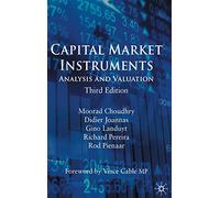 Capital Market Instruments: Analysis and Valuation