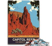 Capital Reef National Park Jigsaw Puzzles for Adults Teenagers Jigsaws Puzzle, Stress Reliever Staycation Kill Time Enhance Love between Couples 2000pcs(70x100cm)