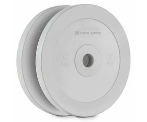 CAPITAL SPORTS 2 X 5 KG WEIGHT PLATES/DIS LIFTING BARBELL STRENGTH OLYMPIC GREY