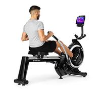 Capital Sports The Skyf Rowing Machine Rowing Machine High Efficiency Training 16 Stage Magnetic Resistance 90 cm Long Aluminium Sliding Track Tablet Holder Training Computer Black