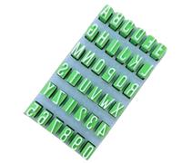 Capital Stamp, English Letter Clay Stamp Set, Soft Ceramic Stamp Blocks, Lowercase Alphabet Type for Craft Name Abbreviations