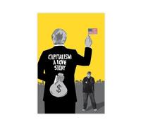 Capitalism A Love Story Canvas Poster Wall Art Decor Print Picture Paintings for Living Room Bedroom Decoration 16x24inch(40x60cm)