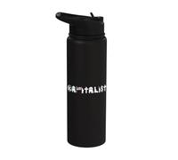 Capitalism Conservative - Investor Economics Capitalist Stainless Steel Insulated Water Bottle