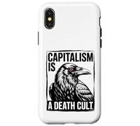 Capitalism Is A Death Cult - Funny Anti Capitalist Case for iPhone X/XS