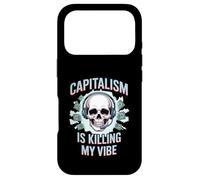 Capitalism Is Killing My Vibe Funny Anti-Capitalist Case for iPhone 17 Pro