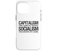 Capitalism Vs Socialism - Funny Political Anti Socialist Case for iPhone 16 Pro Max