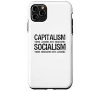 Capitalism Vs Socialism - Political Anti Socialist Communist Case for iPhone 11 Pro Max