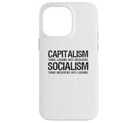 Capitalism Vs Socialism - Political Anti Socialist Communist Case for iPhone 14 Pro Max