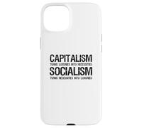 Capitalism Vs Socialism - Political Anti Socialist Communist Case for iPhone 15 Plus