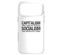 Capitalism Vs Socialism - Political Anti Socialist Communist Case for iPhone 17 Pro Max