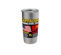 Capitalism: Winning Each Time Stainless Steel Insulated Tumbler