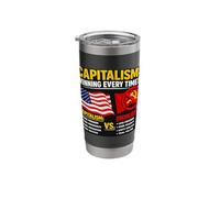 Capitalism: Winning Each Time Stainless Steel Insulated Tumbler