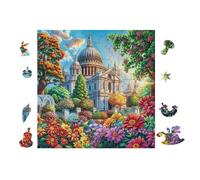 Capitol Building 100 Piece Pack DIY Jigsaw Puzzle Collectors Cognitive Development Educational Decorative Puzzle Gifts for Adults Rigid Cardboard 28x28cm