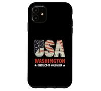 Capitol Building American Flag Inside Letters USA Washington Case for iPhone 11