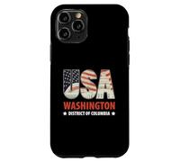 Capitol Building American Flag Inside Letters USA Washington Case for iPhone 11 Pro