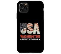 Capitol Building American Flag Inside Letters USA Washington Case for iPhone 11 Pro Max