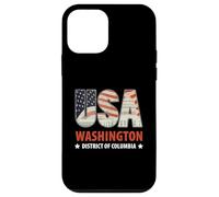 Capitol Building American Flag Inside Letters USA Washington Case for iPhone 12 mini