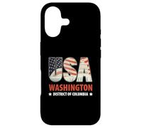 Capitol Building American Flag Inside Letters USA Washington Case for iPhone 17