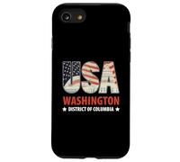 Capitol Building American Flag Inside Letters USA Washington Case for iPhone SE (2020) / 7/8