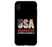 Capitol Building American Flag Inside Letters USA Washington Case for iPhone XS Max