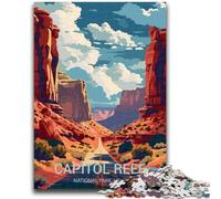 Capitol Reef National Park Puzzles 1000 Pieces for Adults, for And 14 Years And over Brainteaser Family Games Christmas Birthday Gifts 1000pcs(50x75cm)