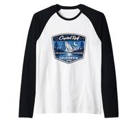 Capitol Reef National Park Utah California Mountain Camping Raglan Baseball Tee