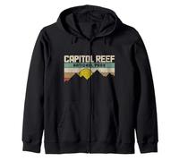 Capitol Reef National Park Utah Vintage Souvenir Zip Hoodie
