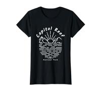 Capitol Reef National Park Value Graphic T-Shirt, Women, Black, M