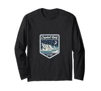 Capitol Reef Utah National Park Scenic Landscape Night Stars Long Sleeve T-Shirt