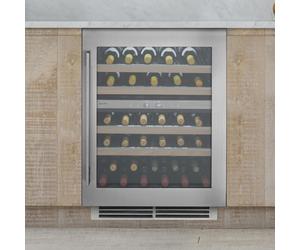 Caple 60cm Sense Premium Undercounter Dual Zone Wine Cooler WI6150 Stainless Steel