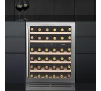 Caple 60cm Undercounter Dual Zone Wine Cooler WI6135 Stainless Steel