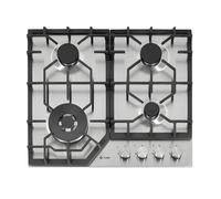 Caple C4061G - Stainless Steel 4 Burner 58cm Gas Hob - LPG - 4kW Triple Ring Burner
