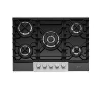 Caple C787G 70cm Wide Black 'Gas on Glass' Gas Hob